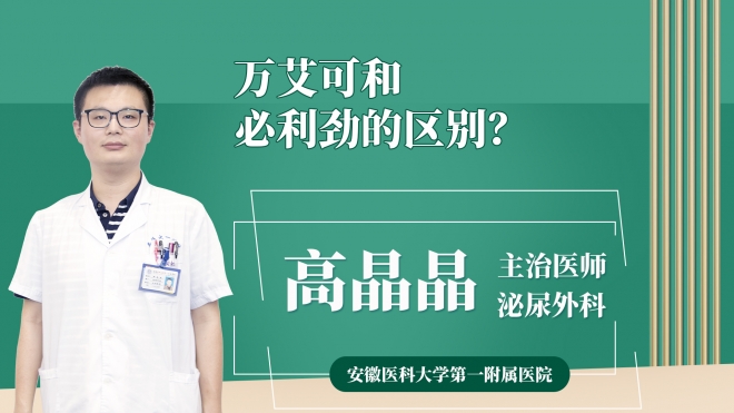 万艾可和必利劲的区别?