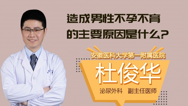 造成男性不孕不育的主要原因是什么?
